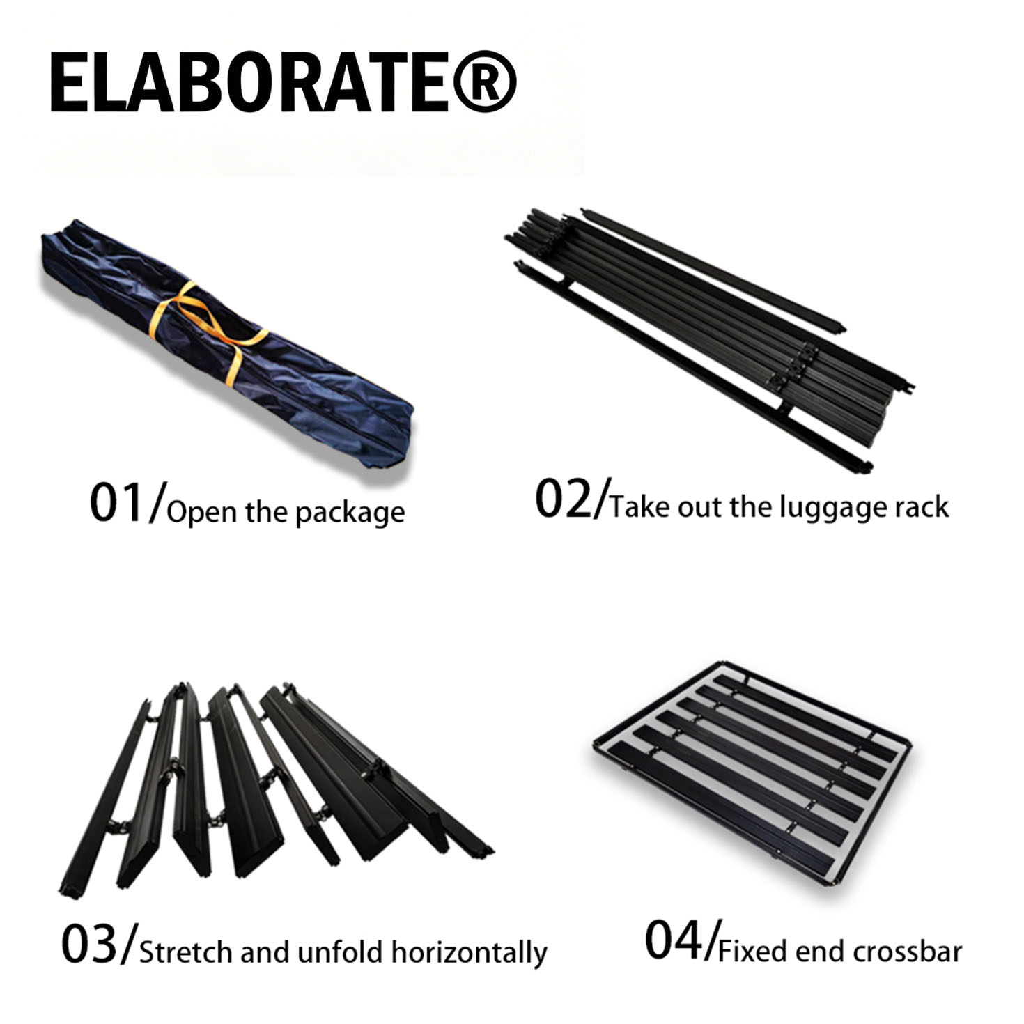 Foldable Roof Cargo Basket